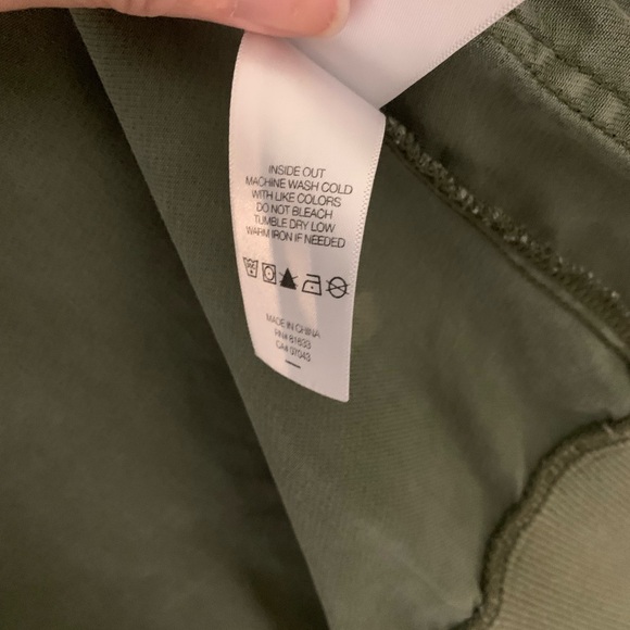 Kenneth Cole Army Green Coat Bomber Jacket Women’s Size S Full Zip - Picture 5 of 16